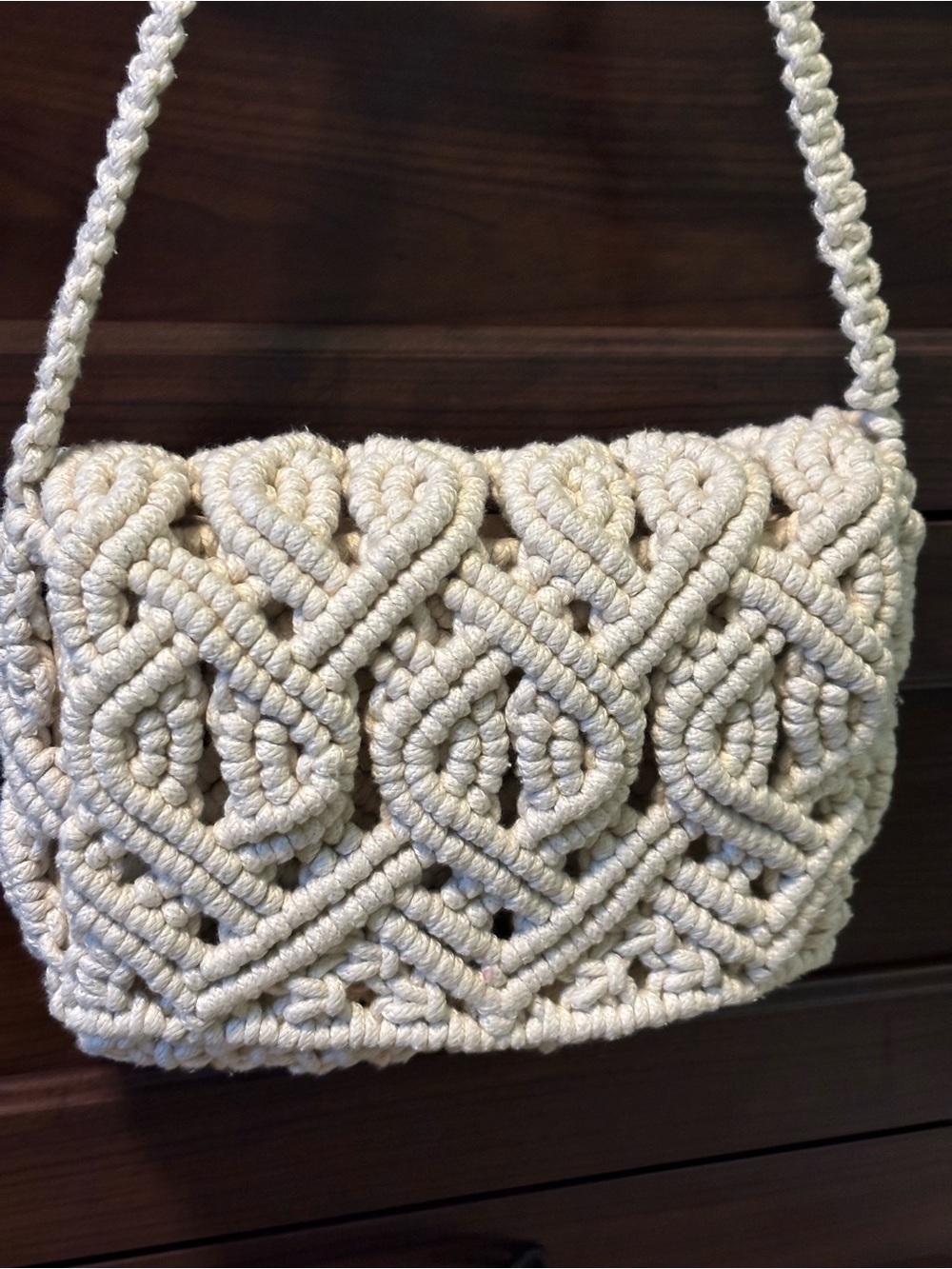 Zara Macrame Shoulder Bag